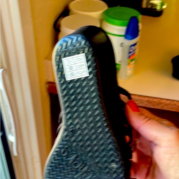 wedge  sandals with rhinestone detail - Picture 1 of 3